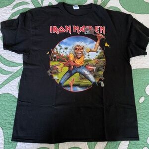IRON MAIDEN LEGACY OF THE BEAST 2019 SUNRISE, FLORIDA SIZE 2XL VINTAGE T-SHIRT